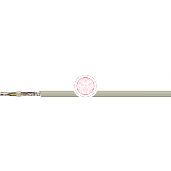 PAARTRONIC-CY LIYCY (TP) 3X2X0,14 DIN47100, SIVI RAL 7032