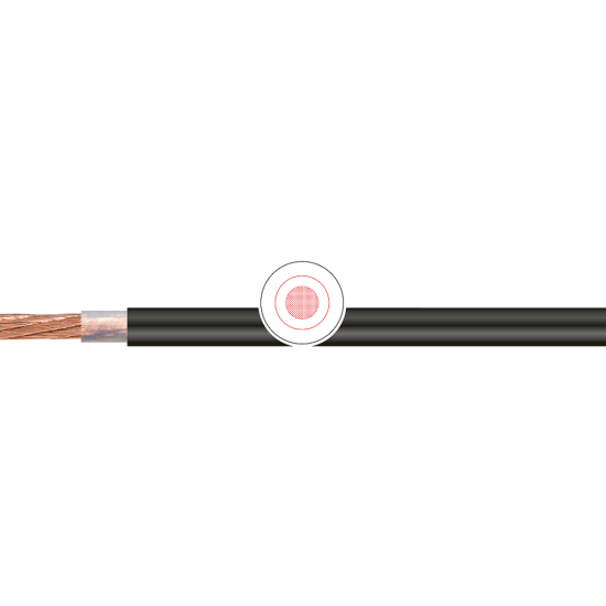 KAWEFLEX 7510 SK-TPE UL/CSA 1X150 (250MCM) NATUR, ČRNI, ALLROUND