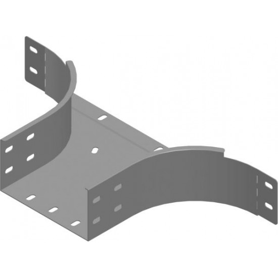 "T" kos kabelskega kanala z nastavki TKZDP500H100