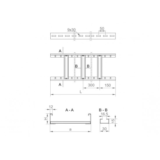 Kabelska lestev DUC200H45/6 N