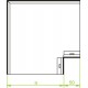 90 ° Horizontalni pregib KKN350H48