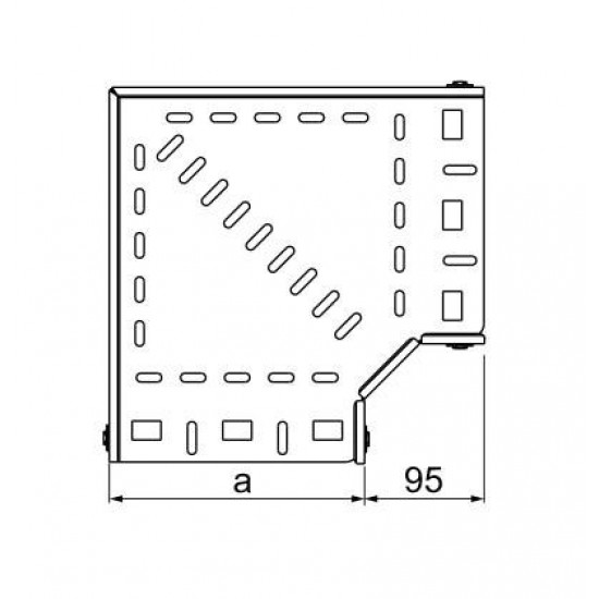 90° Horizontalno koleno KKFJ50H60