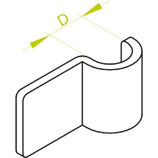 Enojna objemka UDFB10E E-90