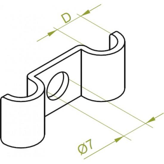 Enojna objemka UEF35 E E-90