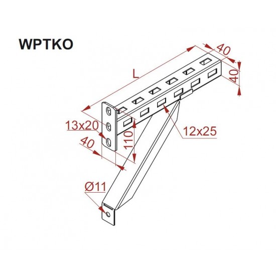 Konzola WPTKO400 E-90
