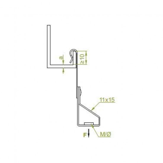 Držalo navojne palice ZS32M6