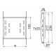 Nastavljiv vertikalni pregibni element ELL150H30