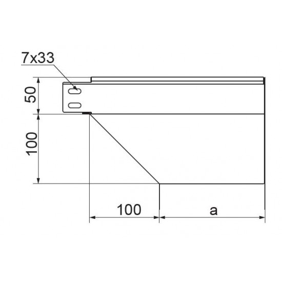 Vertikalni lok - desni KRPBJ200H50