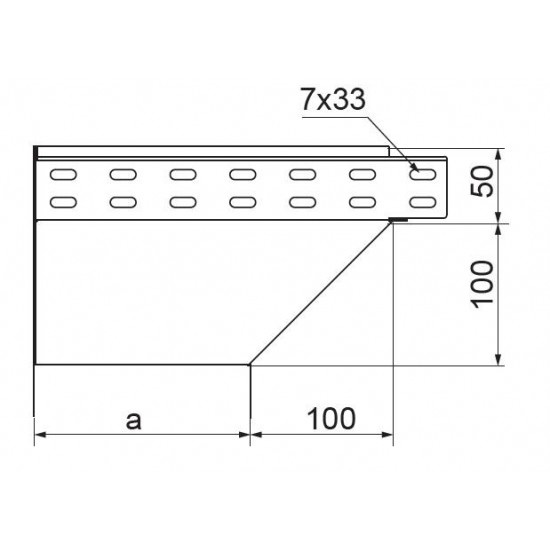 Vertikalni lok - levi KRLJ150H50