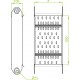 Nastavljiv vertikalni pregibni element ELKSC100H100