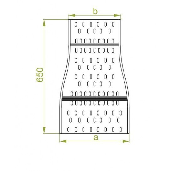 Reducirni kos ravni RKSSC300/200H160