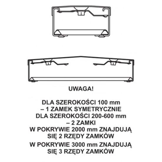 Pokrov z zapiralom PZDDSC500/3