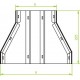 Reducirni kos ravni 2 Comp RKNt340/125H28