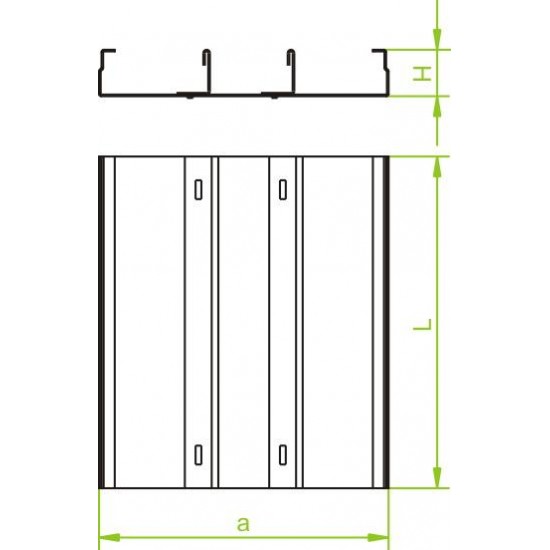 Talni kanal trojni KNt240H38/2