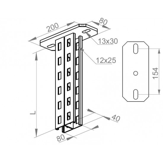 Stropni nosilec WPCD2000N