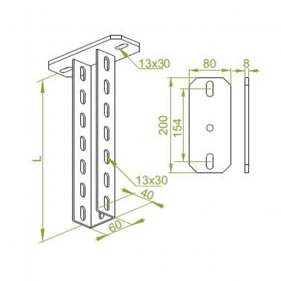 Stropni nosilec WPSE300