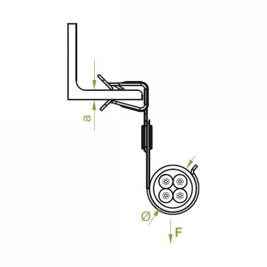 Natični kos za profil ZSK2 16/2