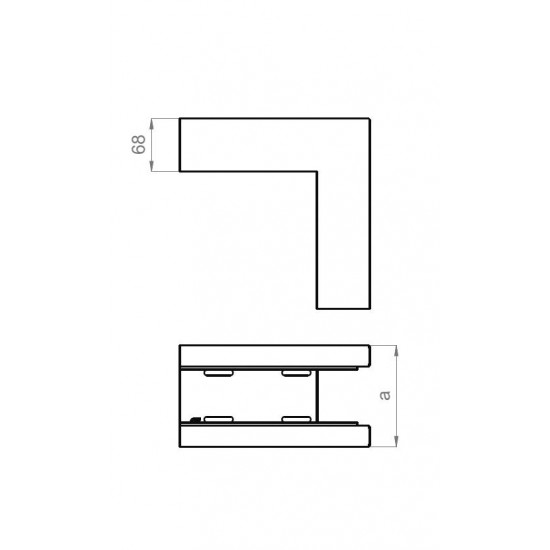 Zunanji upogib (barvan) KZKS130H68 E-90