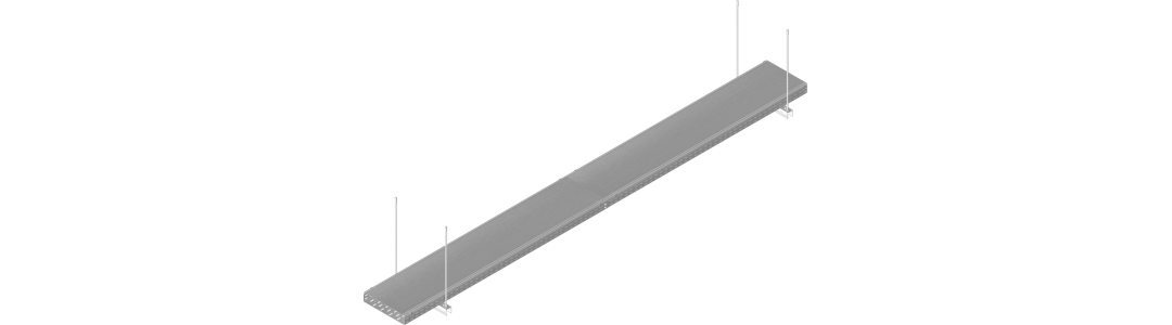 32-1 - Kabelski kanal s pokrovom - pritrditev v strop