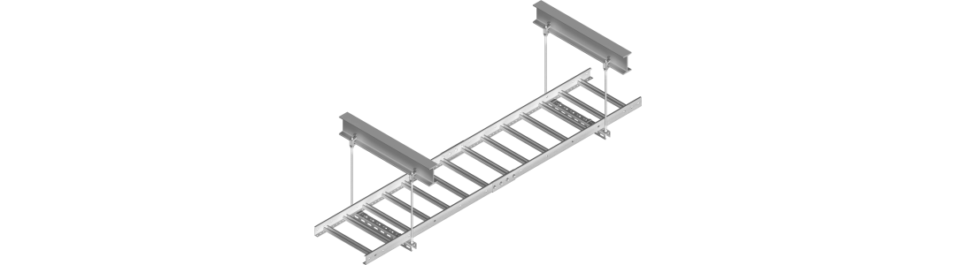 53-1 - Kabelska lestev - pritrditev na I profil z natičnim kosom ZK10