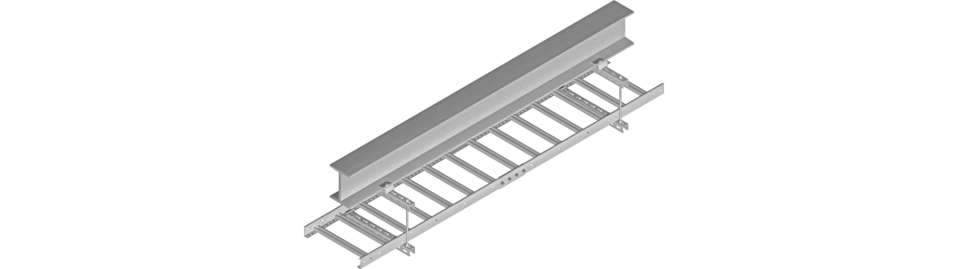 53-2 - Kabelska lestev - pritrjena na I profil z natičnima kosoma UDC