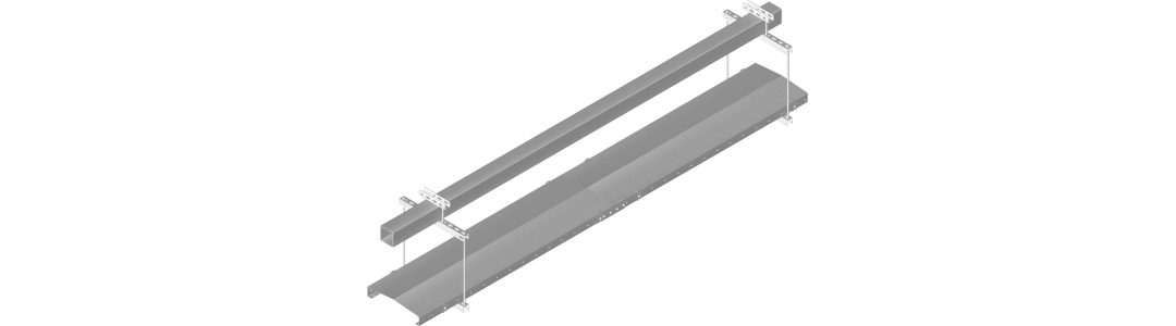 56-1 - Kabelska lestev - na steno - vertikalno ležeče