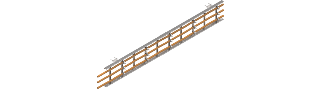 56-2 - Kabelska lestev - na steno - vertikalno ležeče