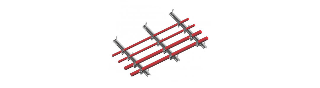 75-2 - Sistemska letev - na strop ali steno Vertikalna - horizontalna izvedba