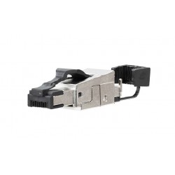 RJ45 Vtikač IP20 Cat.6A (IEC) opleten