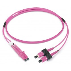 FO Duplex.0 SCD    -LCD     OM4 1,0m vijoličen