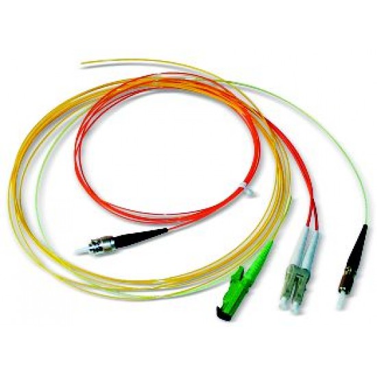 FO Pigtail 12xFC/PC 02M0 OM3 IEC-Farben