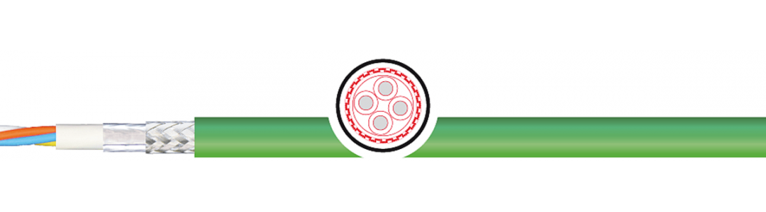 03.15.01.01 - PROFINET Cat.5e ¦ za fiksno položitev, pogojno gibljivo, gibljivo